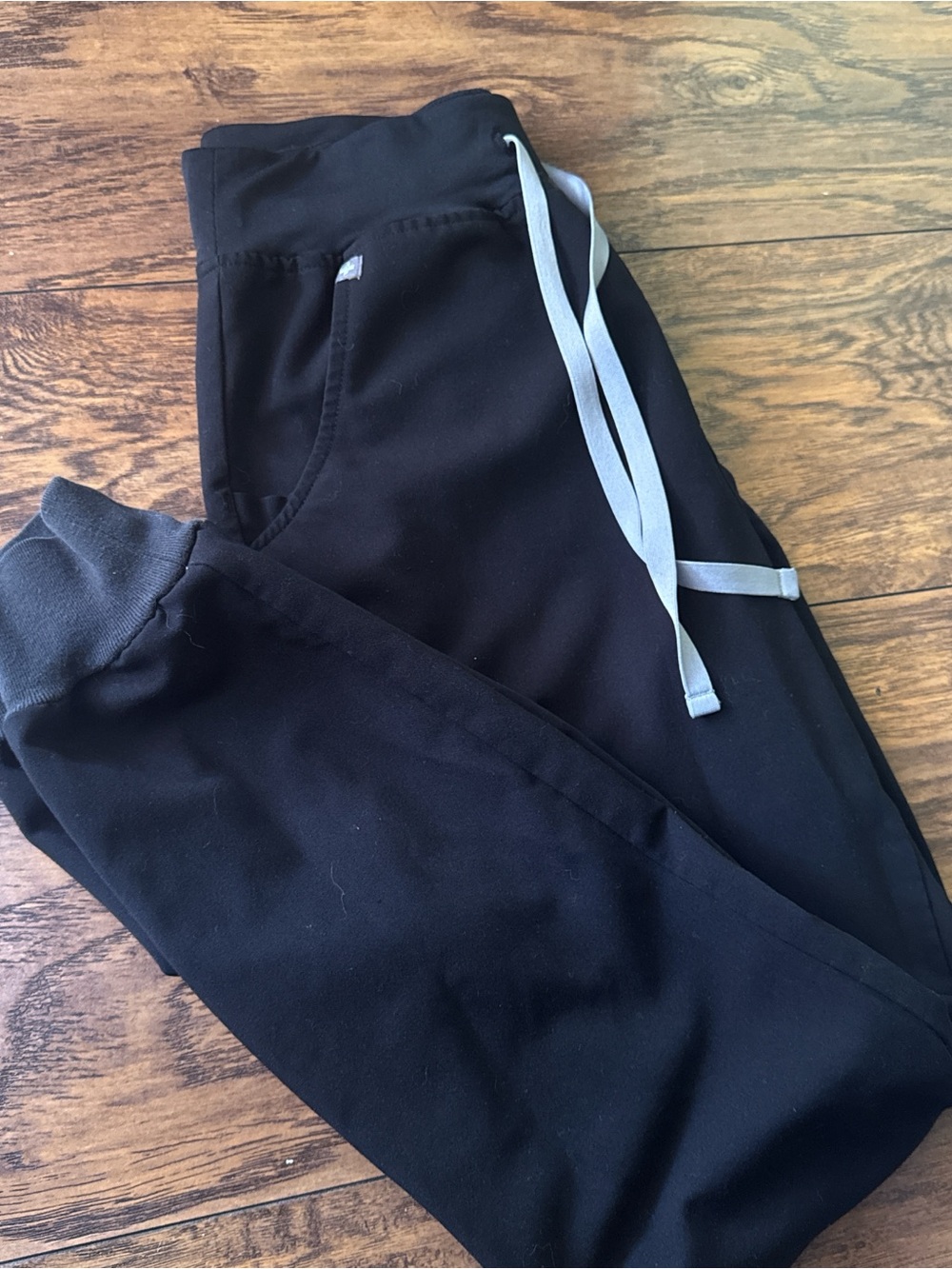 Figs Black Jogger Scrub Pants